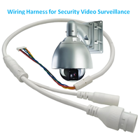 Arnés de Cableado Aislado de PVC Blanco Personalizado al por Mayor del Fabricante con Accesorio RJ45 para Cámara IP CCTV