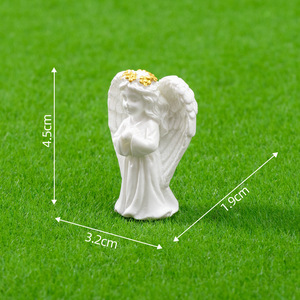Miniaturas <span class=keywords><strong>de</strong></span> Pilar Romano, Estatua <span class=keywords><strong>de</strong></span> Cupido, Escultura Blanca, Mini Figuras <span class=keywords><strong>de</strong></span> Querubín <span class=keywords><strong>de</strong></span> Resina para Decoración del Hogar, Escritorio, Paisaje, Manualidades - Product Image 6