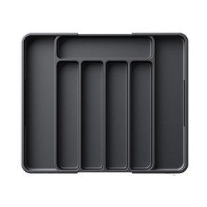 Expandable Kitchen Drawer Cutlery Organizer Storage Box Rectangular PP Plastic Expandable Divider Tray for Utensil Storage - Product Image 5