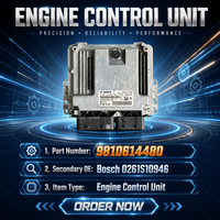 Module de commande du moteur ECU d'occasion 9810614480 0261S10946 MED17.4.4 pour Peugeot Citroën 1.6T