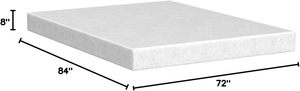 Colchón de <span class=keywords><strong>Espuma</strong></span> Adaptativa Firme de 8 Pulgadas, Tamaño Cal King, en Caja |   Soporte duradero, transpirable, refrescante, que alivia la presión y proporciona soporte equilibrado - Product Image 3