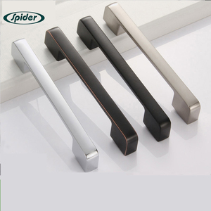 Customized <strong>Black</strong> Gold Cabinet <strong>Doors</strong> Drawer Handles Modern Zinc Alloy Bedroom Wardrobe <strong>Door</strong> Pulls Kitchen Exterior Outdoor - Product Image 2