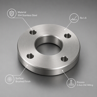 Tuyau d'échappement à bride en acier inoxydable 304 anodisé rouge, usinage CNC 3 axes certifié ISO, XINGTONG T56, Guangdong Chine, livraison rapide