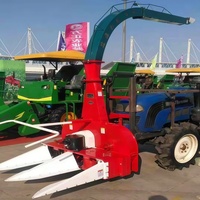 Moissonneuse de maïs ensilé à double rangée à fixation frontale pour tracteur, haute productivité, largeur de coupe 1400 mm, compatible tracteurs 55-80 CV
