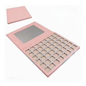 Paleta de sombras de ojos de papel DIY de 26 mm con logotipo personalizado, paleta vacía para combinación de sombras de ojos con acabado brillante en polvo - Product Image 1