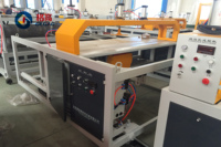 Ligne de production de tuiles en résine synthétique PVC, machine d'extrusion à double vis, équipement de formage à froid de tôles de toiture vernissées