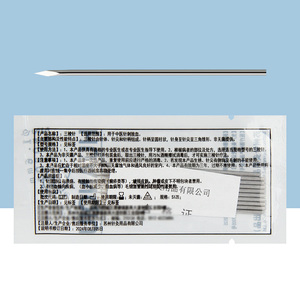 Aiguilles réutilisables non stériles en acier inoxydable à trois tranches, 10 pièces/sac, pour la ponction sanguine en TCM - Product Image 4