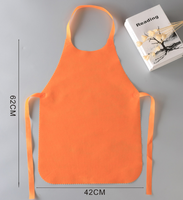 Tablier à bavette non tissé jetable bon marché avec logo personnalisé imprimé