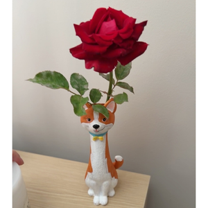 Quirky Cat <b>Vase</b> Mini Resin Cat <b>Vase</b> for <b>Flowers</b> Cute Animal Shaped <b>Small</b> Bud <b>Vases</b> Table Centerpiece - Product Image 4