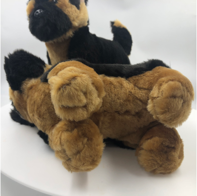 無料サンプル1個 シミュレーションジャーマンシェパード犬 黒犬/静止