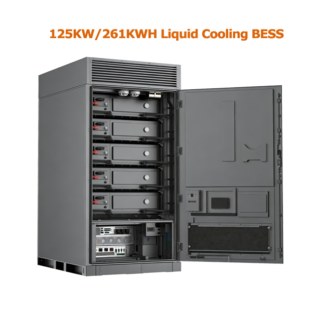 261KWH Commercial & Industrial Liquid Cooling Battery Energy Storage System Cabinet for C&I Solar Backup Power