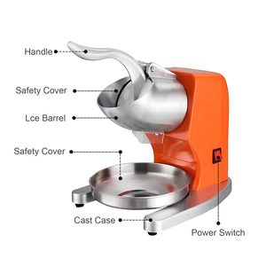 Fabriek Verkoop Mini Ijs Crusher Licht 380W Mini Mechanische Controle Elektrische Geschoren Ijs Crusher Machine - Product Image 4