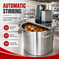 Marmite de cuisson industrielle en acier inoxydable pour bœuf, porc et poulet braisés – Machine de cuisson commerciale