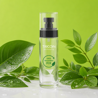 Flacon pulvérisateur en verre transparent coloré personnalisé de 100 ml pour tonique visage et parfum