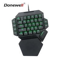 Clavier de jeu mécanique pour pc, midi, avec application sur ordinateur