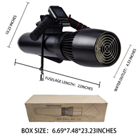 Propulseur sous-marin 500W 10000mAh avec moteur DC et batterie intégrée, autonomie de 90 minutes pour planche à pagaie SUP et scooter de plongée