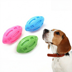 Juguete Masticable con Forma de Balón de Fútbol, Divertido, Interactivo y Ecológico, de TPR, para Perros, para Entrenamiento, Limpieza de Dientes, Interior/Exterior - Product Image 6