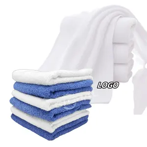 Custom Logo Classical plain Soft Terry Box Gift 100% Cotton Bath Towel Sets for Home for beach gym spa gift box
