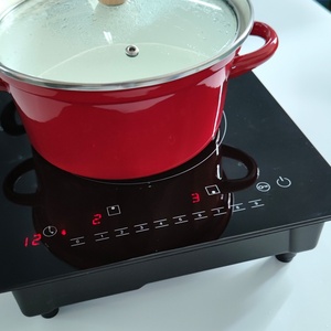 Table de cuisson à induction encastrable en verre pour la maison, appareils de cuisine à commande tactile - Product Image 4