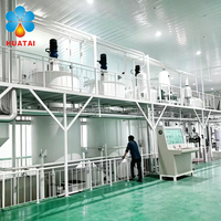 Machine de raffinage automatique d'huile de cuisson brute 1-100 TPD, équipement de raffinage d'huile de tournesol, de soja et d'arachide, usine complète d'huile comestible