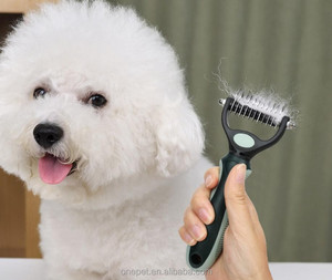 8Pcs Thiết Lập Nhựa Cao Su Pet Dog Công Cụ Làm Sạch Tóc Loại Bỏ Tắm Bàn Chải Detangling Lược Cắt Móng Tay Bàn Chải Đánh Răng Cho Mèo Chó - Product Image 6