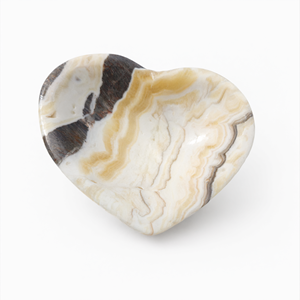 Zebra Onyx <b>Heart</b> <b>Bowl</b>: A Symbol of Love, Balance, and Spiritual Awakening Crystal Decor Crystal Healing - Product Image 2