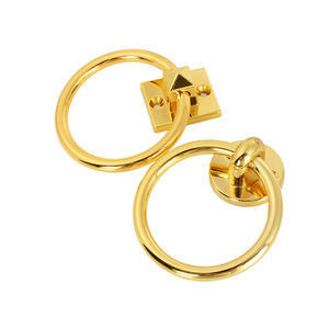 Square Round <b>Pull</b> Ring Zinc Alloy 60mm Chinese Style <b>Door</b> <b>Handle</b> Easy Installation - Product Image 4