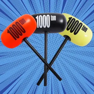बच्चों के 1000 टी पीवीसी हथौड़ा Inflatable खिलौने बच्चों के लिए पार्टी खेल लड़ाई Inflatable हथौड़ा