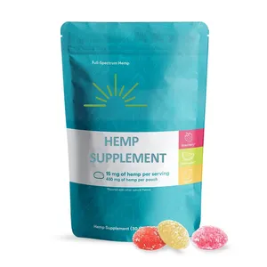 Sampel gratis hemp gummies Premium potensi tinggi Hemp Gummy Bears dan vitamin alami untuk tidur yang lebih baik hemp gummy bear