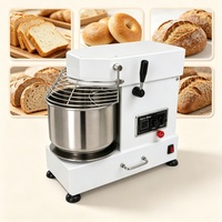 Pétrin Spirale Commercial 5L de Comptoir 550W avec Bol Amovible pour Boulangerie, Pain, Pizza - Vente en Gros