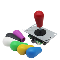 Joystick d'arcade multicolore rose de haute qualité Zippyy pour Machine de grue Balltop Long arbre forme ovale qualité HS poupée Machine