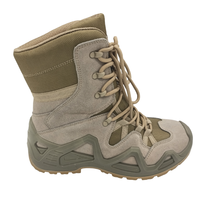 Bottes de combat JDS 2023 à lacets, antidérapantes, en daim kaki, mi-mollet, imperméables, semelle extérieure en PU pour hommes, toutes saisons