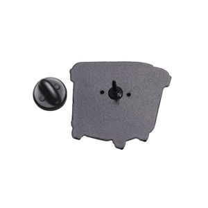 Design créatif drôle <span class=keywords><strong>rose</strong></span> dessin animé <span class=keywords><strong>Vintage</strong></span> <span class=keywords><strong>cafetière</strong></span> Fax Machine alliage broche mode vêtements sac accessoires métal artisanat - Product Image 4