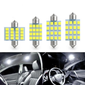Ampoule LED Festoon C3W C5W C7W <span class=keywords><strong>C10W</strong></span> pour voiture, lampe de lecture intérieure automobile 31/36/39/41mm, 16SMD 2835 1210, lumière de toit bleue, violette, rouge - Product Image 2