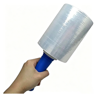 Rouleaux de film étirable souple en PE LLDPE transparent pour l'emballage sécurisé des palettes avec logo