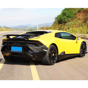 ชุดแต่งคาร์บอนไฟเบอร์แห้งสำหรับ Lamborghini Huracan รุ่นปี 2014-2023 LP580/610 ประกอบด้วยฝากระโปรงหน้า สปอยเลอร์หลัง ท่อไอเสีย กันชนหน้า-หลัง ชุดแต่งใหม่ - Product Image 5