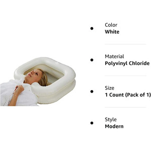 Terapia de rehabilitación Ancianos Discapacitados Ducha de cabecera Lavabo de lavado de cabello para accesorios de cama de hospital - Product Image 4