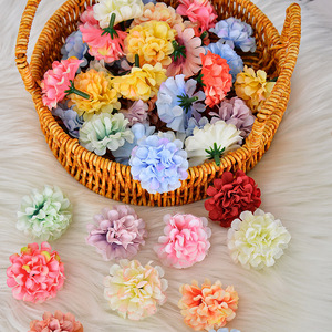 Flower Delight - Flores de Crisantemo Artificiales de Seda, Colores Mezclados, Decoración para Bodas, Accesorios para el Cabello, Accesorios Florales - Product Image 3