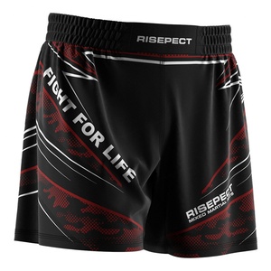 กางเกงขาสั้นออกกำลังกายสำหรับผู้ชาย ผลิตจากโพลีเอสเตอร์ แห้งเร็ว เหมาะสำหรับวิ่ง ฟิตเนส เทรนนิ่งกล้ามเนื้อ ดีไซน์สวยงาม - Product Image 3