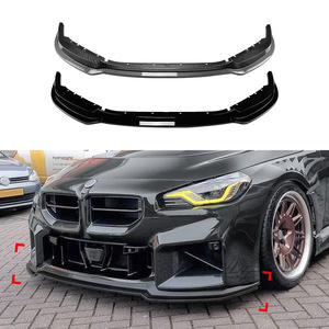 Amp-Z Front Bumper Lip <b>Splitter</b> Carbon Fiber Texture Matte Finish For Bmw 2 Series M2 G87 2023+ - Product Image 1