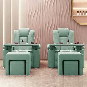 Sillón Moderno para Salón de Uñas y Pestañas, Silla de Pedicura, Sillón Reclinable para Tatuajes, Sillón Multifuncional con Baño de Pies Eléctrico y Masaje - Product Image 2