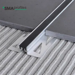 SMAProfiles giunti di movimento in acciaio inossidabile con giunto di dilatazione in calcestruzzo di alluminio di vendita caldo per la costruzione di piastrelle di ceramica