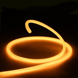 8.5mm 360 Degree Full Glow LED Neon <b>Rope</b> <b>Light</b>, Dual Row COB Round Neon Strip 3M for DIY Decoration - Product Image 1