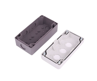 Caja de Botones de Tres Orificios Chint NPH1-30, Caja de Interruptor de Botones Vacía de 3 Posiciones, Impermeable, Diámetro del Orificio de Montaje 22 mm