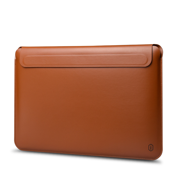 WIWU Lightweight 16-Inch Slim Laptop Sleeve Waterproof PU Leather Protective Case Bag Thin Design Cover Features for MACBOOK
