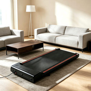 EU Home Under Desk with Incline Compact Mini Small <b>Walking</b> Pad Fitness <b>Machine</b> Adjustable Speed LED Display - Product Image 2