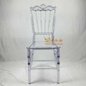 Hot <span class=keywords><strong>Sale</strong></span> Stapelbare Krone Kristall <span class=keywords><strong>Ghost</strong></span> Stühle Hotel Transparent Kunststoff Klar Acryl Outdoor Stuhl Für Event Party - Product Image 2