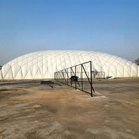 Dôme Gonflable Moderne pour Stades Sportifs, Abri Solaire, Tente Gonflable, Dôme d'Air pour Badminton, Piscine, Football, Entrepôt, Garage, Hangar