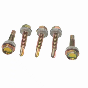 Nóng bán thép mạ kẽm Hex máy giặt đầu tự khoan vít có sẵn trong m3 <span class=keywords><strong>M5</strong></span> M6 chủ đề Kích thước - Product Image 5