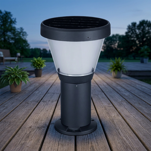 Lampe solaire pour pelouse, hauteur personnalisable, économie d'énergie, 10W, IP65, aluminium, jardin, cour, villa - Product Image 2